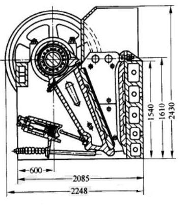 顎式破碎機結(jié)構(gòu)圖