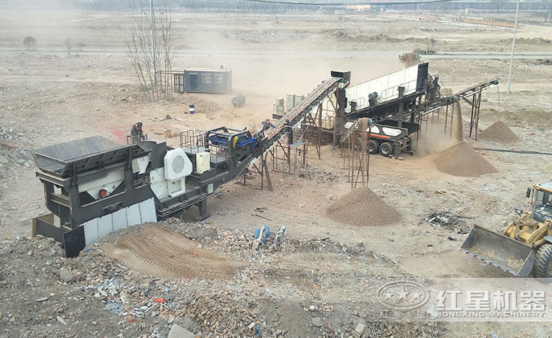 二合一移動式破碎機 二合一移動式破碎機