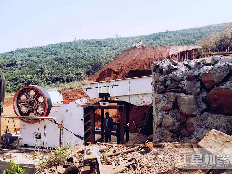 固定式生產線開采現場 固定式生產線開采現場