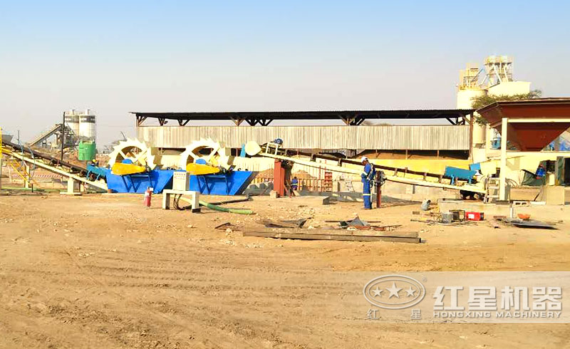 輪斗式洗石機(jī)用戶(hù)現(xiàn)場(chǎng)實(shí)拍圖