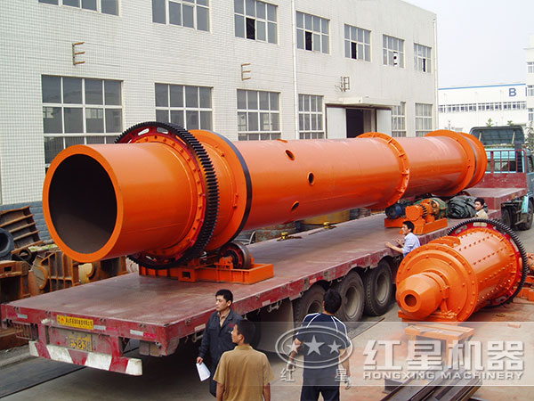 水泥廠主要生產設備裝車