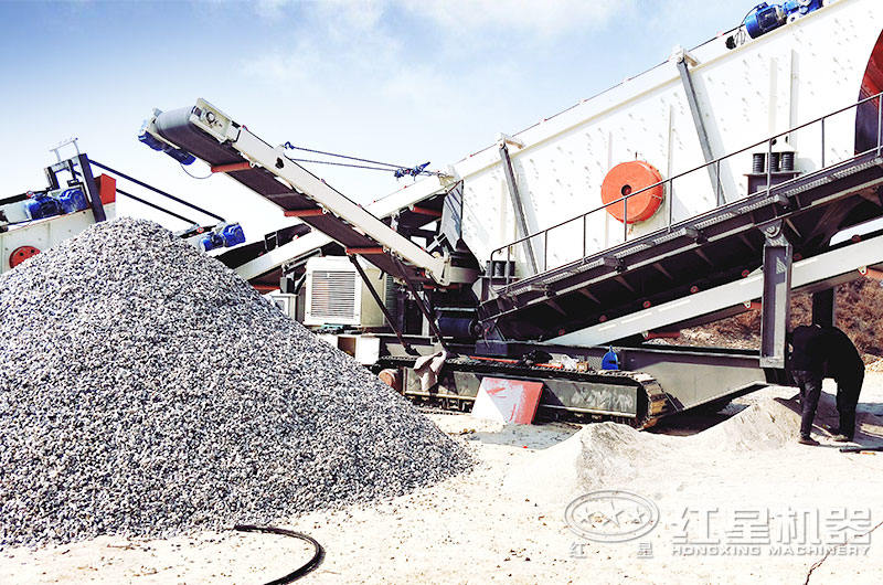 移動式破碎機(jī)用戶生產(chǎn)現(xiàn)場 移動式破碎機(jī)用戶生產(chǎn)現(xiàn)場