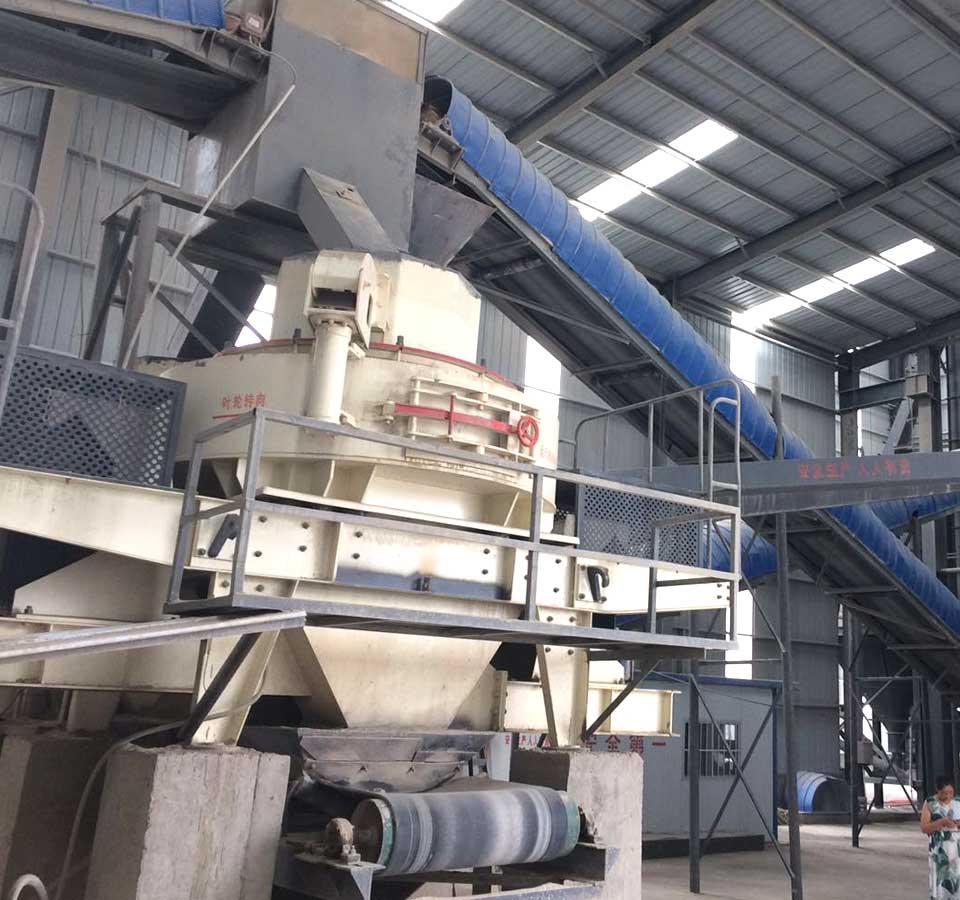 江蘇徐州機制砂生產(chǎn)線客戶現(xiàn)場