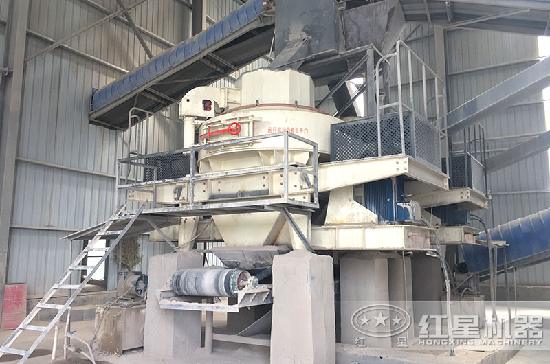 湖南河卵石制砂生產(chǎn)線現(xiàn)場(chǎng)