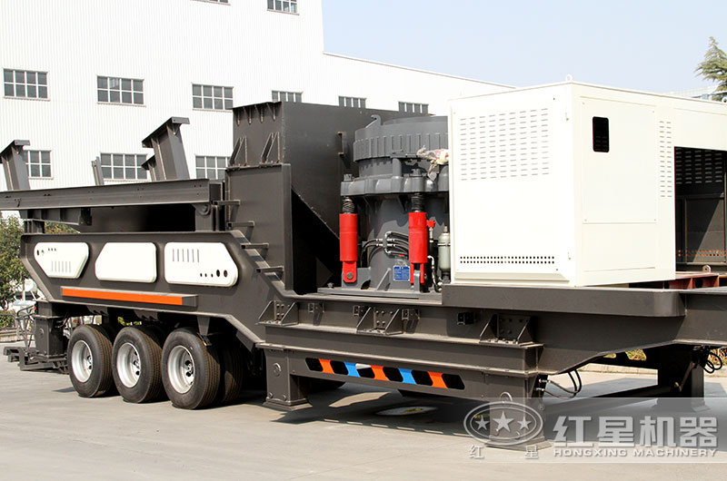 車載碎石機配置圓錐破