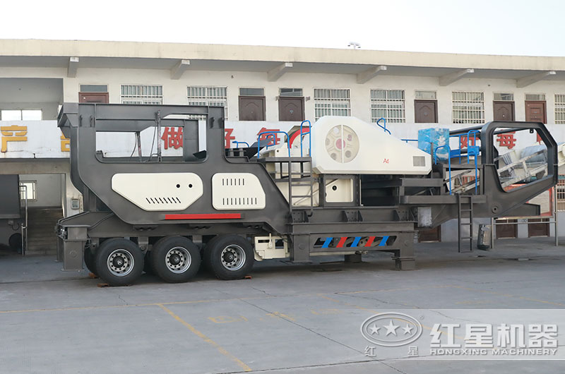 移動式砂石破碎機械設(shè)備圖