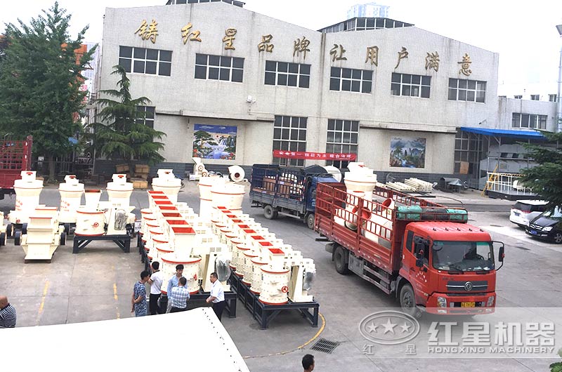 一套高強磨粉機設備發(fā)往山西