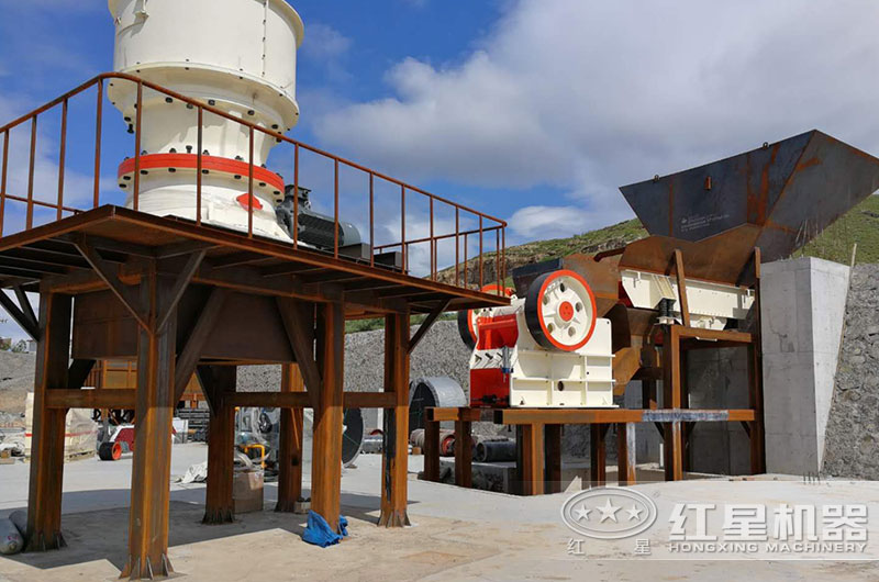 山東客戶砂石料廠正在安裝中 山東客戶砂石料廠正在安裝中