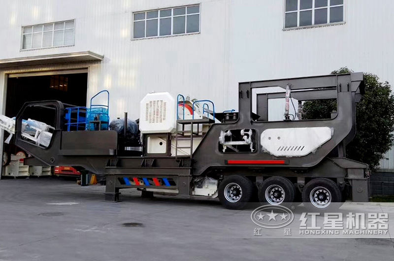 鄂破建筑材料粉碎機(jī)，粗碎+除鐵+給料