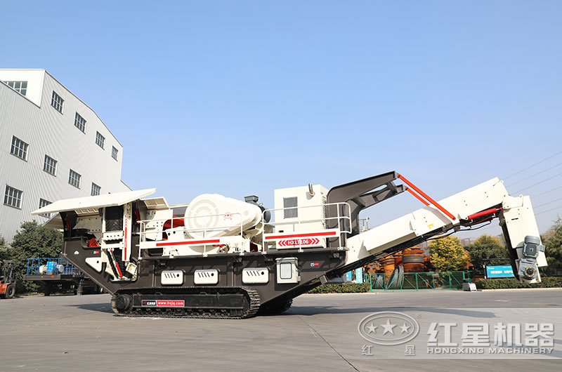 移動破碎機(jī)集破碎制砂篩分為一體