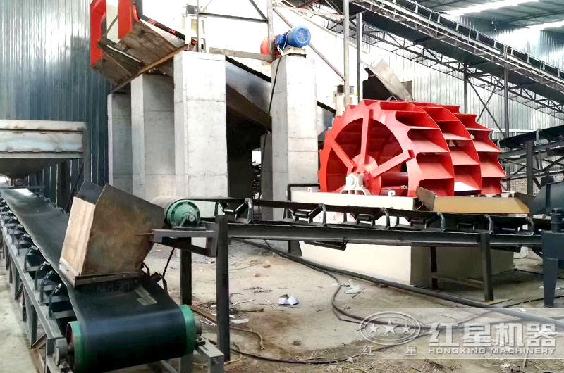 小型洗沙機(jī)現(xiàn)場(chǎng)安裝圖片