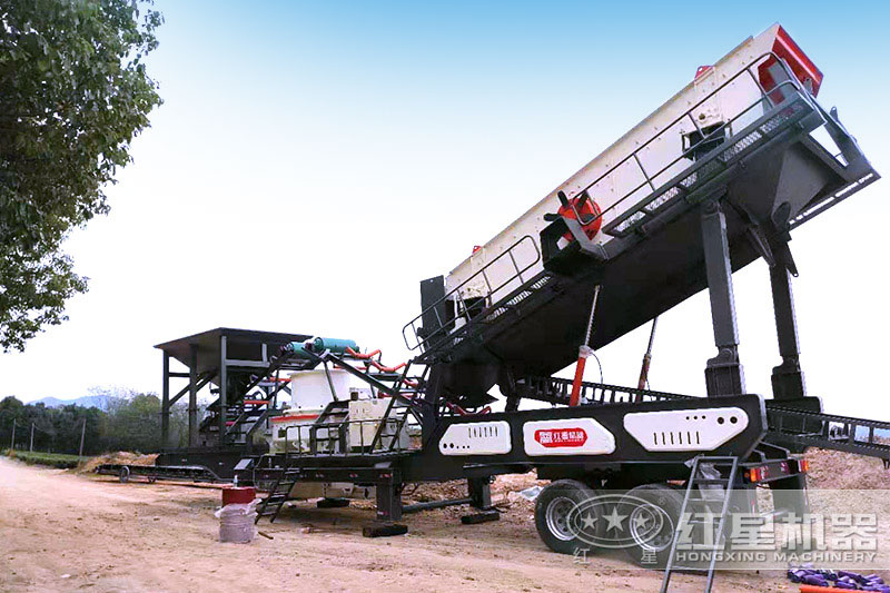 HVI制砂機(jī)配置于移動式設(shè)備中，價(jià)格更貴