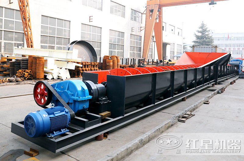 螺旋洗沙機產(chǎn)量5-240方/時，長：8-11米