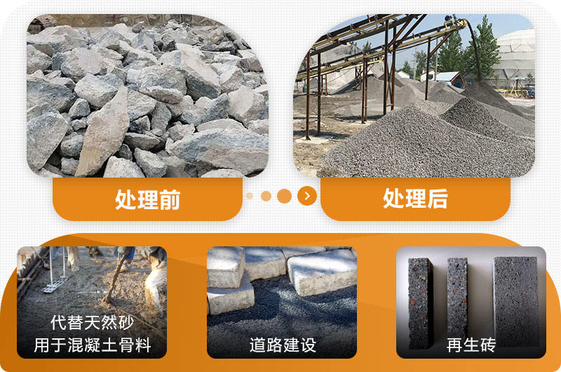 拆除后水泥路面廢料再利用，應(yīng)用范圍廣