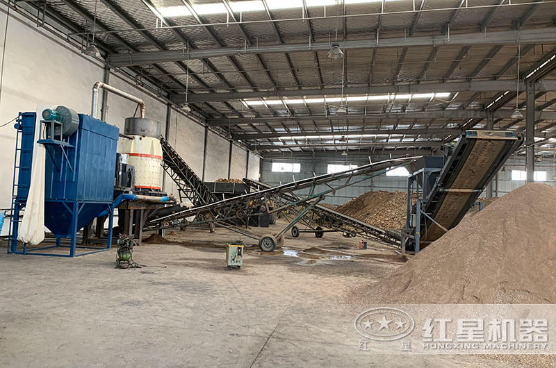 封閉環(huán)保型立式復(fù)合制砂機(jī)生產(chǎn)現(xiàn)場圖