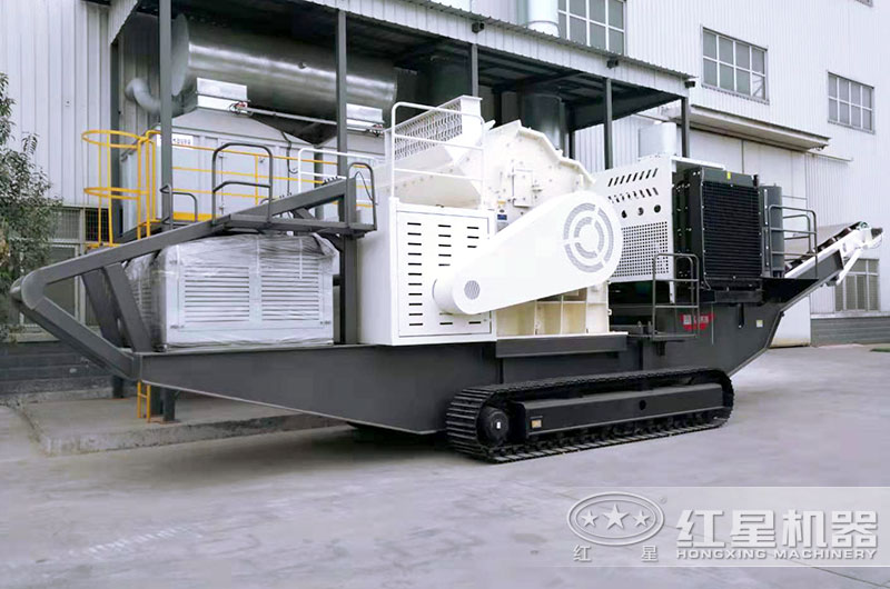 細(xì)碎機作為主機的履帶式制砂機 細(xì)碎機作為主機的履帶式制砂機