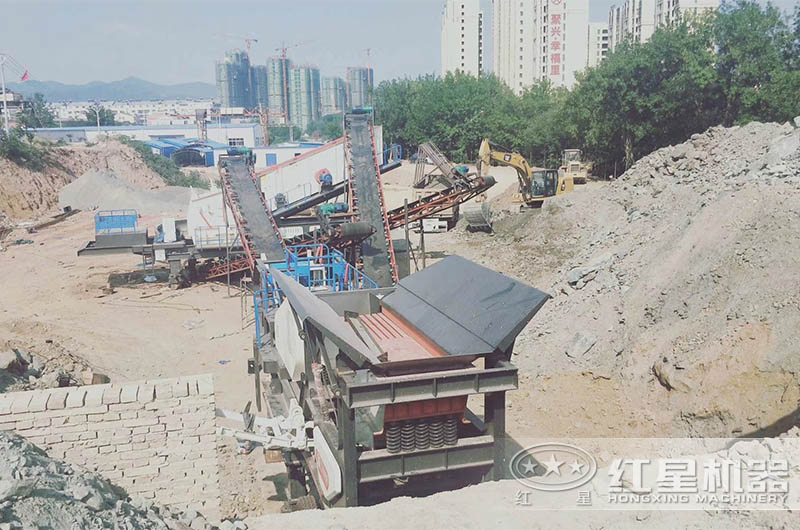 城市混凝土破碎現(xiàn)場